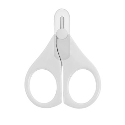 China Finger Safe Baby Short-Sniffed Nail Scissors Stainless Steel Single Pack Baby Nail Clippers Nail Clippers for sale