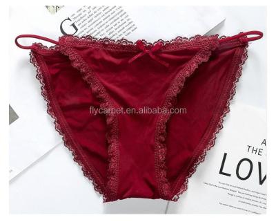 China Nylon/Cotton Sexy Lace String Panties Erotic Nylon Underwear for sale