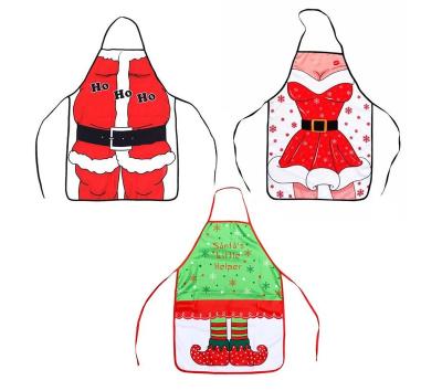 China Santa Claus Apron Funny Christmas Apron for Cooking, Baking or Grilling BBQ SXAPN2020 for sale