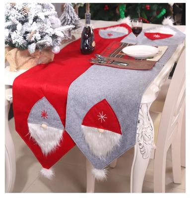 China Polyester Christmas Decorations Party Celebrations Table Cover for sale