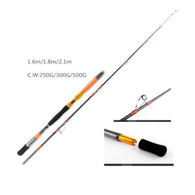 China Carbon Boat Fishing Rod 2.1M 300-500G H Squid Rod Fishing Evergreen Fishing Rods for sale