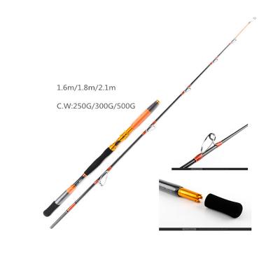 China Carbon Boat Fishing Rod 2.1M 300-500G H Fishing Rod Jig Accessories Fishing Rod for sale