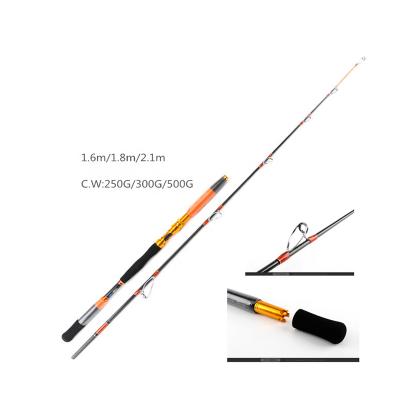 China Carbon Boat Fishing Rod 2.1M 300-500G H Shore Fishing Rods Rod Stick for sale