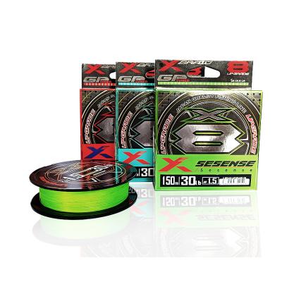 China Hot Selling High Tensile PE X8 Pe Fishing Line 30lb Fire Line Fishing Line Braided High Quality for sale