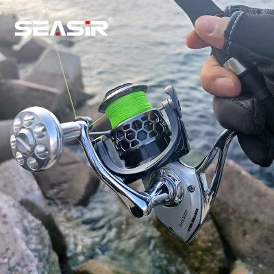 China Hot Selling Aluminum Alloy Metal Fishing Reel DHK 1000 Original deukio 7000 Fishing Reel Fat Center Pin Fishing Reels for sale