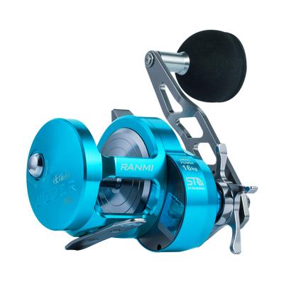 China High Quality Original Metal+ Aluminum Alloy RYOBI BT Fishing Reel Max Drag 16KG Drum Fishing Reel Slow Building Reel for sale