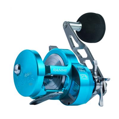 China Original Metal+ Aluminum Alloy RYOBI BT Slow Building Fishing Reel 8+1BB Carp Fishing Reel Max Drag 16KG for sale