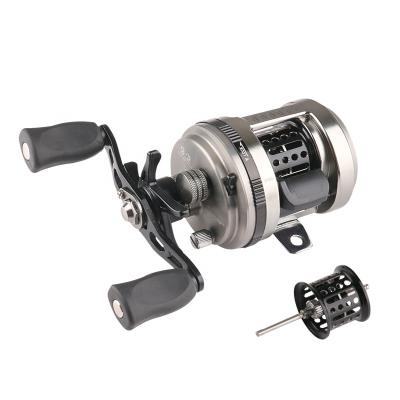 China High Quality Metal Casting Reel Fishing Metal Barrel cl25 9+1BB Saltwater Drum Fishing Reel Deep Sea for sale