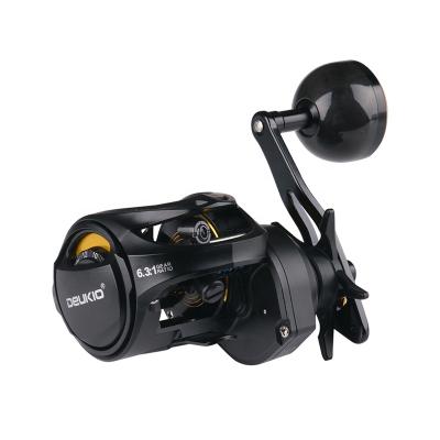 China deukio baitcaster reel fishing sidecast track casting reels hot sale metal double fish for sale