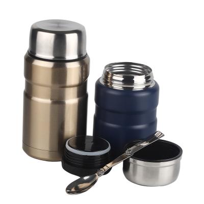 China Business Food Flask Vacuum Thermos King Food Flask Stainless School Food Flask for sale