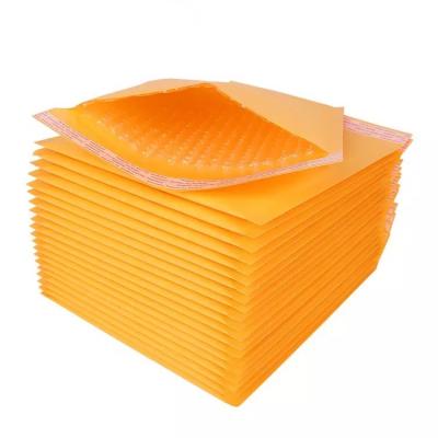 China Business Envelope Kraft Bubble Wraps 110gsm Hard Kraft Paper PE 65gsm Bubble Lining 100% New Raw Bubble Mailer Envelope for sale