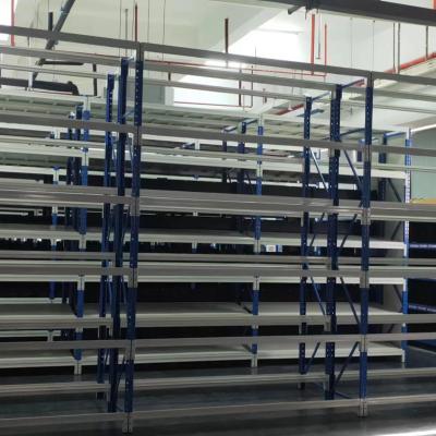 China Heavy Duty Stacking Garment Racks Shelves Multi Layer Wall Shelves Industrial Floating Display Rack for sale