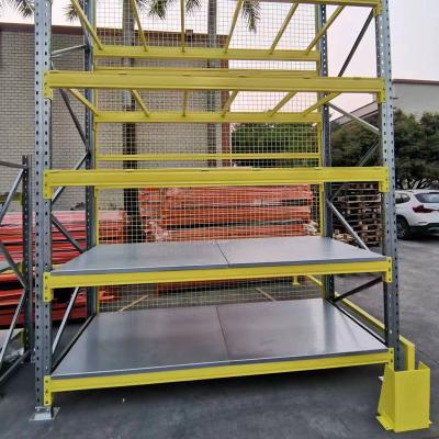 China Multi Shelf Indoor Warehouse Storage Garment Layer Medium Duty Shelf Thicken Display Rack for sale