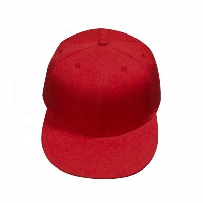 China JOINT Plain Empty Hip Blank Custom Acrylic Hop Sports Flat Brim Bill Peak Snapback Hats for sale