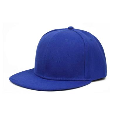 China Factory Wholesale Cheap Flat Brim White Acrylic Hip Hop Sports Snapback Caps for sale