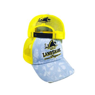 China JOINT Factory High Quality Cotton Polyester Nets Mesh Trucker Hat Cap With Customized Logo for sale