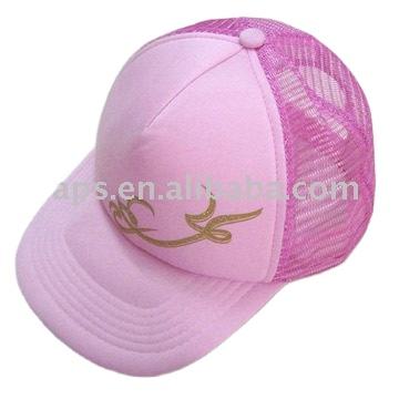 China Gold Printing Logo Mesh Mesh Trucker Hat Camouflage Sports Hats Fashion COMMON Cheap Hat for sale