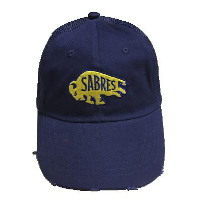 China JOINT Embroidery Applique Custom Logo Washed Worn Out Breathable Polyester Mesh Mesh Sports Trucker Hat for sale