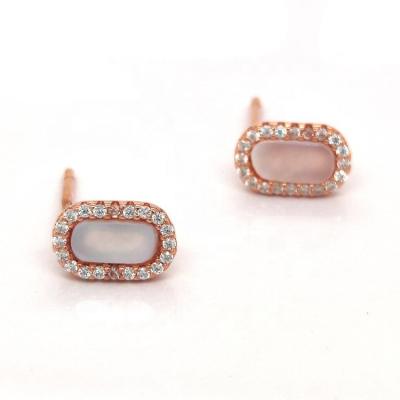 China Silver Popular Vintage Zirconia Earrings Vintage Gold Plated Earings Women for sale