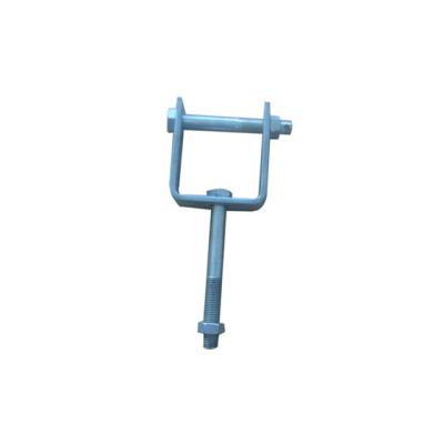 China Q235 HDG D Iron Bracket High Quality Steel D-bracket for sale