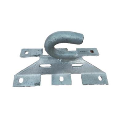 China Steel Hardware Iron Plate HDG Cable Cable Line Fixture for sale