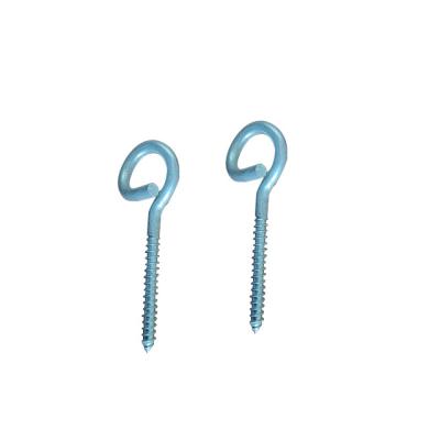 China Q235B Stainless Steel Elevator Open Ring Wood Screw Eye Bolt Hook Can Be Customized for sale