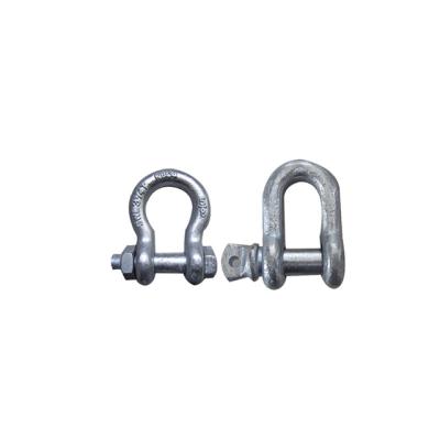 China Heavy Industry Shackle Snap Ring Safety D Type U Type Buckle for sale