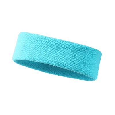 China Adult Chaoqun Hot Sell Cotton Elastic Sweatband Basketball Sports Headband Women Men Gym Fitness Sweat Hair Band for sale