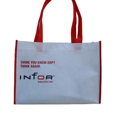 China Guangzhou Recyclable Custom Carry Bag Non Woven Tote Bag Reusable Shopping Bags With Best Price Singapore High Quality DTD for sale