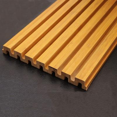 China Modern High End Modern High Temperature Carbonized Fumigated Interior Bamboo Wall Cladding For Luxury Wall Decoration for sale