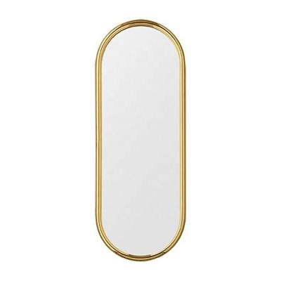 China Home Decoration Ready To Ship Cheap Modern Luxury Gold Black Silver Round Aluminum Price Frame For Mirror for sale