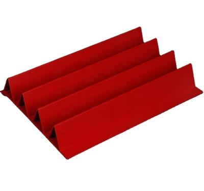 China 2021 Hot Sale Modern Red Triangle Aluminum Panels Cladding Panels For Curtain Wall Building Panels for sale