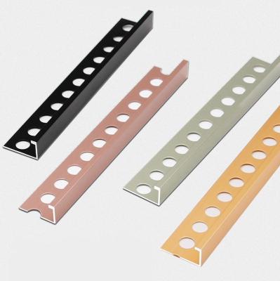 China Wholesale Modern High Quality Alnuminum Ceramic Tile Patch Panel Tile Trim And Wall Edge Protector for sale