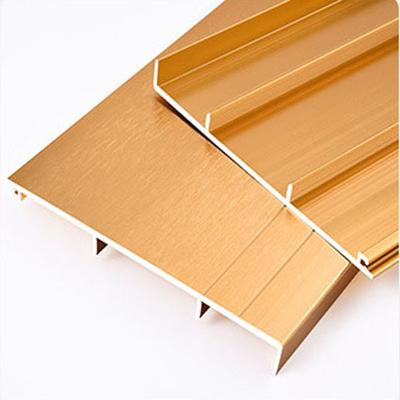 China Interior skirting line provided by modern high standard aluminum alloy and skirting board line for sale