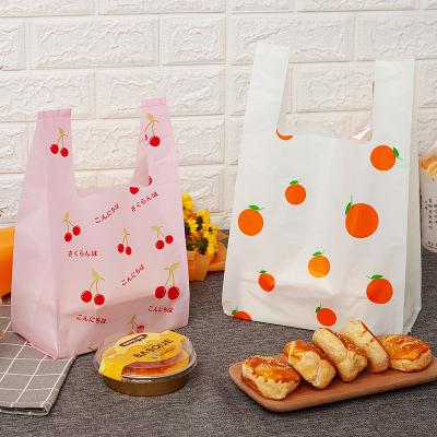 China Recyclable Biodegradable To Pack Plastic T-shirt Shopping Bag With Wholesale Shopping Bag Supplier Color Printing Logo for sale