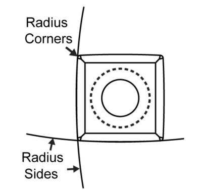 China 15x15x2.5-30°R150 Woodworking Carbide Indexable Inserts Square Radius Shape for sale