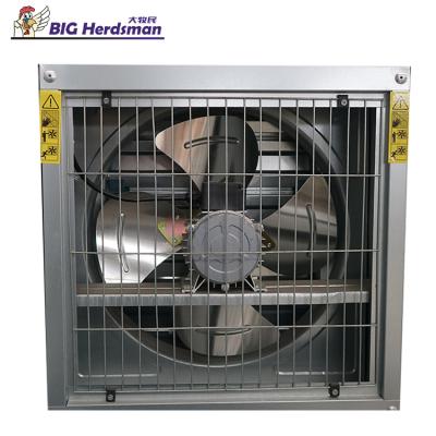 China Construction Work Breeding Factory Greenhouse Chicken Pig Farm Barn Fan Dairy Farm Ventilation Fan 6 Blades Barn Exhaust Fan for sale