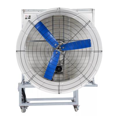 China Cultivate ventilation canopies fiberglass fan direct drive FRP cone fan automatic exhaust fan with factory price for sale