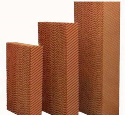 China Farms Wholesale 7090 Cellucose Honey Comb Cooling Pad Paper Cooling Family For Greenhouse for sale