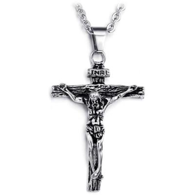 China FASHIONABLE Cross Necklace Titanium OPK Charm Necklace Jewelry Steel Accessories Finding 810 for sale