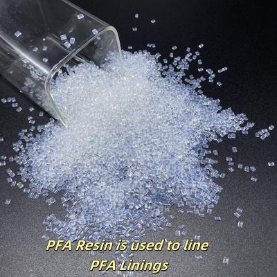 中国 PFA Resin is used to line PFA Linings, providing corrosion-resistant protection for containers and pipes 販売のため