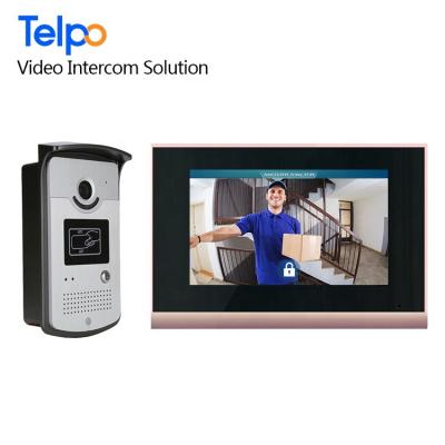 China Telpo Traditional Small Building Waterproof Remote To Open For Aluminum Alloy Smart Doorbell Video Intercom Door Bell for sale