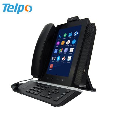 China Bluetooth 4.0 Telpo V100 Smart Fixed Video Skype IP Phone With Android System for sale