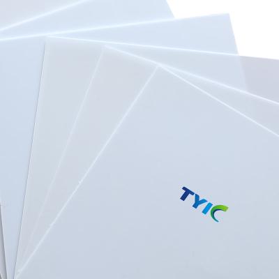 China TYIC Thickness Acid Resistant High Hardness PVC Andalkali Foam PVC Sheet Sample PVC Foam Board White Sheet 18mm for sale