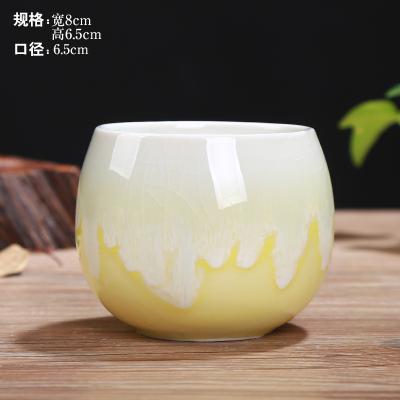 China New Creative Cute Succulent Plant Cartoon Sandstone Ceramic Cactus Planter Pot For Home Decor for sale