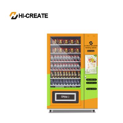 China SDK 60 spring cargo lane 32 inch screen built-in to whip vending machine for sale