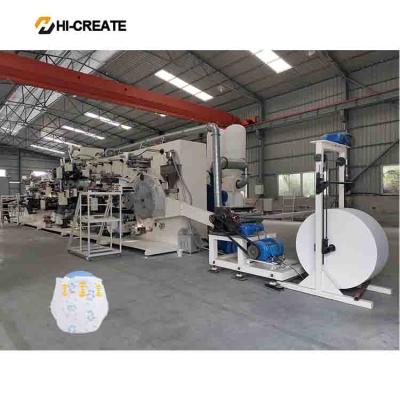 China Factory Baby Diaper Production Line Fully Automatic Baby Diaper Baby Diaper Making Machine Manufacturer In China for sale