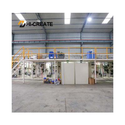 China Factory Semi Servo Women Sanitary Napkin Production Line for sale