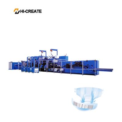 China Factory Full Automatic Servo Adult Diaper Making Machine Disposable Pull Up Baby Diaper Machine Production Line Machine for sale