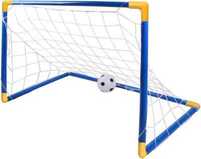 China Sports Game.Sports Training Quick Folding Mini Portable Soccer Goal Plastic Football Set for Kids Training for sale